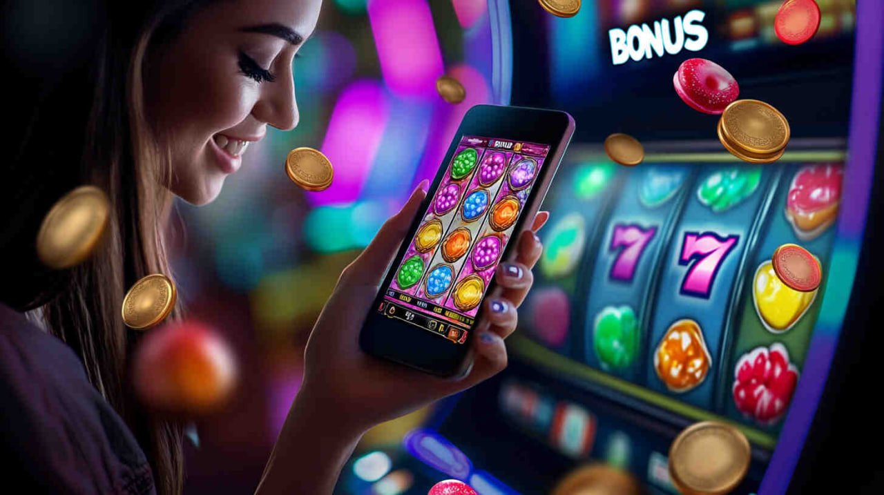 Filipino player on smartphone browsing ph 48 casino game categories including slots and live tables